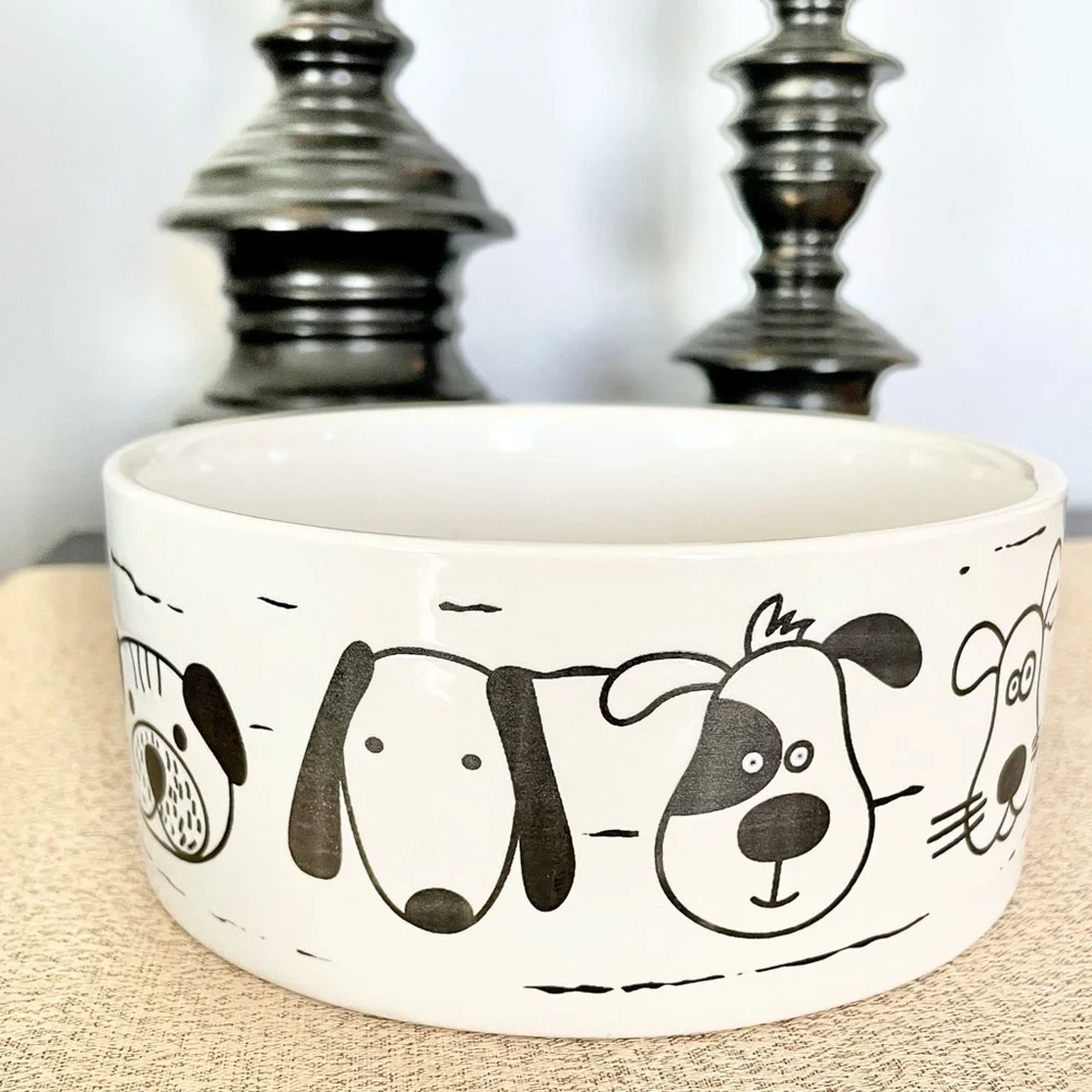 NWT GOOD DOG Ceramic Pet Bowl